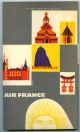 Air France 1958 - leaflets and documents - Caravelle - Boeing Je