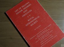 Royal Astronomical society, List of fellows and associates