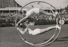 Gerhard Riebicke, Two girls in a Rhnrad #22