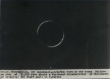 P. Harris, View of the total eclipse as seen at 30.000 feet