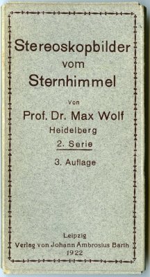 Dr. Max Wolf, Stereoskopbilder vom Sternhimmel, 2. Serie 3. Aufl
