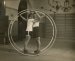 Unknown photographer, Couple of gymnast with a Rhnrad #1