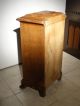 Antique wooden church cabinet with 3 locks, +/- 1900, France